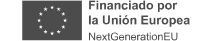 Logotipo de la Unión Europea con el texto “Financiado por la Unión Europea - NextGenerationEU”.